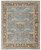 4' X 6' Brown and Blue Wool Oriental Hand Knotted Area Rug 4' X 6' Brown and Blue Wool Oriental Hand Knotted Area Rug