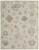 2' X 3' Ivory Tan and Gray Wool Floral Hand Knotted Area Rug