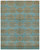 2' X 3' Green Blue And Taupe Floral Hand Knotted Distressed Area Rug 2' X 3' Green Blue And Taupe Floral Hand Knotted Distressed Area Rug