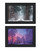 Set Of Two Winter Wonderland Black Framed Wall Art