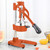 7" Orange Cast Iron Manual Juicer