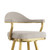 30" Taupe and Gold Fabric and Stainless Steel Bar Height Swivel Bar Chair 30" Taupe and Gold Fabric and Stainless Steel Bar Height Swivel Bar Chair