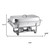 9" Silver Stainless Steel Chafing Dish With Stand 9" Silver Stainless Steel Chafing Dish With Stand