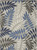 7' X 10' Blue And Gray Round Floral Indoor Outdoor Area Rug 7' X 10' Blue And Gray Round Floral Indoor Outdoor Area Rug
