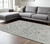 8' X 10' Gray Ivory And Rust Wool Geometric Hand Hooked Area Rug 8' X 10' Gray Ivory And Rust Wool Geometric Hand Hooked Area Rug