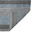 5' X 8' Gray And Light Blue Wool Striped Hand Woven Area Rug