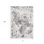 3' X 9' Ivory And Gray Abstract Runner Rug