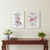 Set Of Two Cat And Dog Christmas Enjoyment ! White Framed Wall Art Set Of Two Cat And Dog Christmas Enjoyment ! White Framed Wall Art