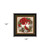 Cardinal Wreath Black Framed Wall Art