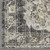 6' Gray Floral Worn Faded Runner Rug 6' Gray Floral Worn Faded Runner Rug