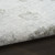 6' Ivory Floral Power Loom Worn Faded Runner Rug