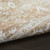 8' Rust and Ivory Floral Power Loom Worn Faded Runner Rug