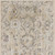 2' X 4' Cream Black And Yellow Floral Distressed Area Rug