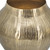11" Gold Aluminum Round Table Vase 11" Gold Aluminum Round Table Vase