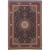 4' X 6' Blue Red and Ivory Oriental Area Rug