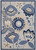 7' X 10' Blue And Gray Indoor Outdoor Area Rug