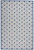 5' X 8' Blue And Gray Indoor Outdoor Area Rug 5' X 8' Blue And Gray Indoor Outdoor Area Rug