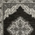 3' X 5' Charcoal And Ivory Medallion Area Rug With Fringe