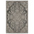 7' X 10' Gray And Light Gray Oriental Area Rug
