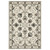 7' X 10' Ivory And Gray Oriental Area Rug 7' X 10' Ivory And Gray Oriental Area Rug