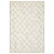 7' X 10' Ivory And Taupe Geometric Area Rug