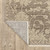 5' X 8' Gray And Beige Floral Area Rug With Fringe