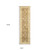 10' Brown And Beige Wool Oriental Hand Knotted Runner Rug