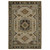 3' X 5' Gray And Green Tribal Area Rug