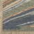 8' Gray And Blue Wool Abstract Hand Tufted Runner Rug