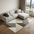 10' X 13' Ivory And Black Geometric Area Rug
