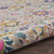 8' X 10' Silver Gray And Pink Floral Distressed Area Rug