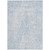 3' X 5' Denim Blue Ivory And Gray Geometric Washable Indoor Outdoor Area Rug 3' X 5' Denim Blue Ivory And Gray Geometric Washable Indoor Outdoor Area Rug