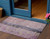 3' X 5' Blush Pink And Purple Abstract Washable Indoor Outdoor Area Rug