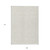 9' X 12' Ivory And Beige Geometric Washable Indoor Outdoor Area Rug