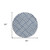 8' Navy Blue And Ivory Round Geometric Washable Indoor Outdoor Area Rug 8' Navy Blue And Ivory Round Geometric Washable Indoor Outdoor Area Rug