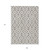 9' X 12' Taupe And Ivory Geometric Washable Indoor Outdoor Area Rug 9' X 12' Taupe And Ivory Geometric Washable Indoor Outdoor Area Rug