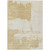 9' X 12' Beige Gold And Tan Abstract Washable Indoor Outdoor Area Rug