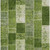 5' X 8' Olive Green And Artichoke Green Patchwork Washable Indoor Outdoor Area Rug 5' X 8' Olive Green And Artichoke Green Patchwork Washable Indoor Outdoor Area Rug
