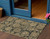 3' X 5' Charcoal Gold And Tan Floral Washable Indoor Outdoor Area Rug 3' X 5' Charcoal Gold And Tan Floral Washable Indoor Outdoor Area Rug