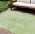 10' X 14' Green And Ivory Abstract Washable Indoor Outdoor Area Rug 10' X 14' Green And Ivory Abstract Washable Indoor Outdoor Area Rug