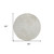 8' Beige Tan And Ivory Round Floral Washable Indoor Outdoor Area Rug 8' Beige Tan And Ivory Round Floral Washable Indoor Outdoor Area Rug