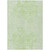 9' X 12' Mint Green Artichoke Green And Ivory Floral Washable Indoor Outdoor Area Rug