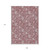 9' X 12' Blush Pink And Mauve Floral Washable Indoor Outdoor Area Rug