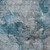 9' X 12' Teal Blue And Navy Blue Abstract Washable Indoor Outdoor Area Rug