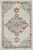2' X 3' Gray And Ivory Medallion Distressed Area Rug 2' X 3' Gray And Ivory Medallion Distressed Area Rug