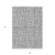 9' X 12' Gray Charcoal And Silver Striped Washable Indoor Outdoor Area Rug 9' X 12' Gray Charcoal And Silver Striped Washable Indoor Outdoor Area Rug