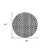 8' Black Gray And Silver Round Geometric Washable Indoor Outdoor Area Rug 8' Black Gray And Silver Round Geometric Washable Indoor Outdoor Area Rug