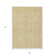 9' X 12' Gold Beige And Ivory Geometric Washable Indoor Outdoor Area Rug 9' X 12' Gold Beige And Ivory Geometric Washable Indoor Outdoor Area Rug