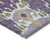 9' X 12' Purple Lavender And Gold Ikat Washable Indoor Outdoor Area Rug 9' X 12' Purple Lavender And Gold Ikat Washable Indoor Outdoor Area Rug
