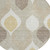 8' Beige Taupe And Ivory Round Ogee Washable Indoor Outdoor Area Rug 8' Beige Taupe And Ivory Round Ogee Washable Indoor Outdoor Area Rug
